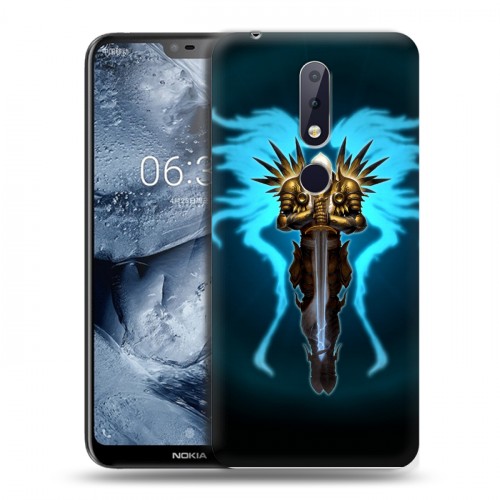 Дизайнерский пластиковый чехол для Nokia 6.1 Plus Diablo