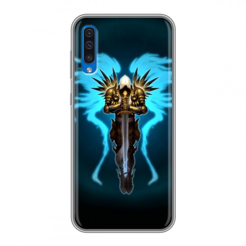 Дизайнерский пластиковый чехол для Samsung Galaxy A50 Diablo