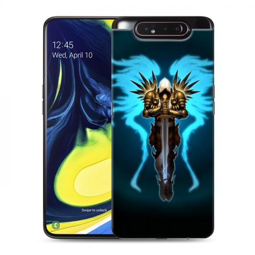 Дизайнерский пластиковый чехол для Samsung Galaxy A80 Diablo