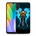 Дизайнерский пластиковый чехол для Huawei Y6p Diablo