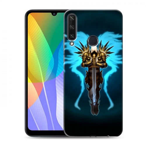 Дизайнерский пластиковый чехол для Huawei Y6p Diablo