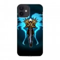 Дизайнерский силиконовый с усиленными углами чехол для Iphone 12 Mini Diablo