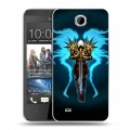 Дизайнерский пластиковый чехол для HTC Desire 300 Diablo