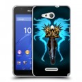 Дизайнерский пластиковый чехол для Sony Xperia E4g Diablo