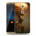 Дизайнерский пластиковый чехол для ZTE Axon 7 Diablo