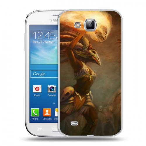 Дизайнерский пластиковый чехол для Samsung Galaxy Premier Diablo