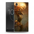 Дизайнерский пластиковый чехол для Sony Xperia L1 Diablo