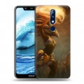 Дизайнерский силиконовый чехол для Nokia 5.1 Plus Diablo