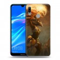 Дизайнерский пластиковый чехол для Huawei Y6 (2019) Diablo