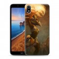 Дизайнерский силиконовый чехол для Xiaomi RedMi 7A Diablo