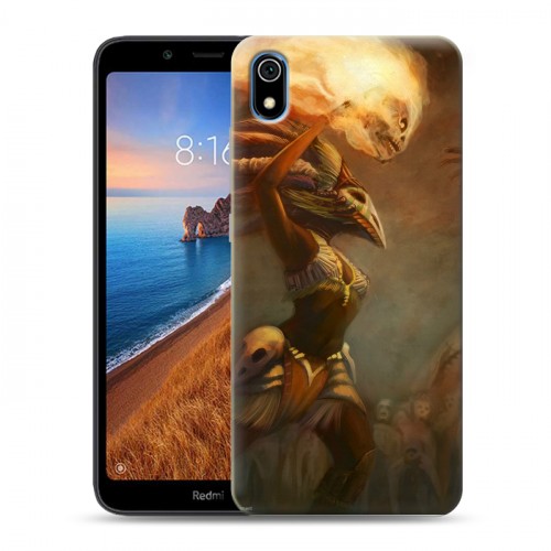 Дизайнерский силиконовый чехол для Xiaomi RedMi 7A Diablo