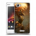 Дизайнерский пластиковый чехол для Sony Xperia L Diablo