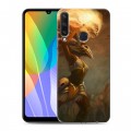 Дизайнерский пластиковый чехол для Huawei Y6p Diablo