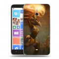 Дизайнерский пластиковый чехол для Nokia Lumia 1320 Diablo