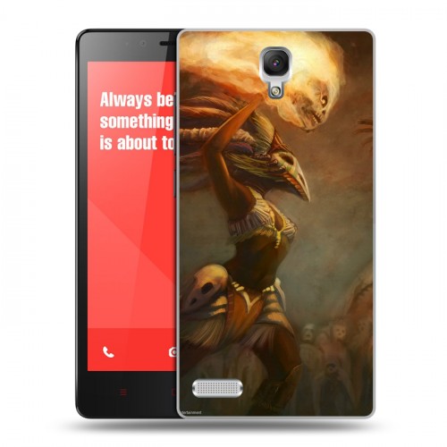 Дизайнерский силиконовый чехол для Xiaomi RedMi Note Diablo