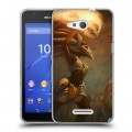 Дизайнерский пластиковый чехол для Sony Xperia E4g Diablo