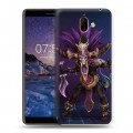 Дизайнерский пластиковый чехол для Nokia 7 Plus Diablo