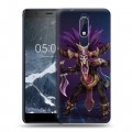 Дизайнерский пластиковый чехол для Nokia 5.1 Diablo