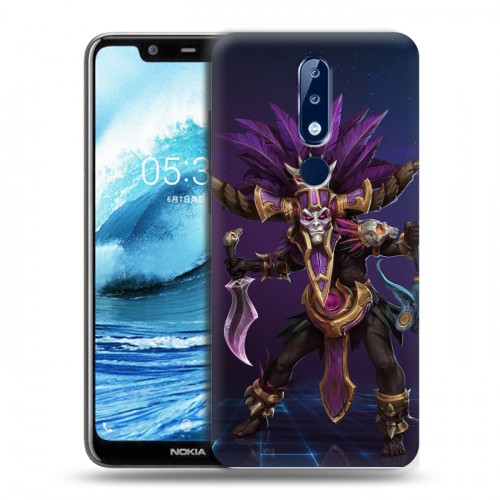 Дизайнерский пластиковый чехол для Nokia 5.1 Plus Diablo