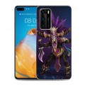 Дизайнерский пластиковый чехол для Huawei P40 Diablo