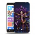 Дизайнерский пластиковый чехол для Nokia Lumia 1320 Diablo