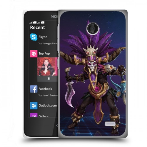 Дизайнерский пластиковый чехол для Nokia X Diablo