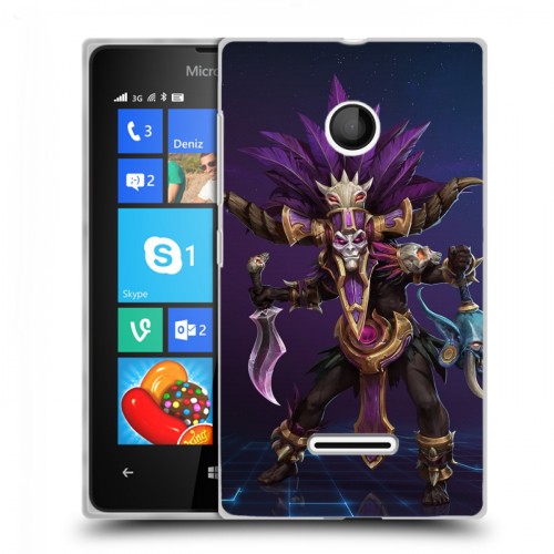 Дизайнерский пластиковый чехол для Microsoft Lumia 435 Diablo