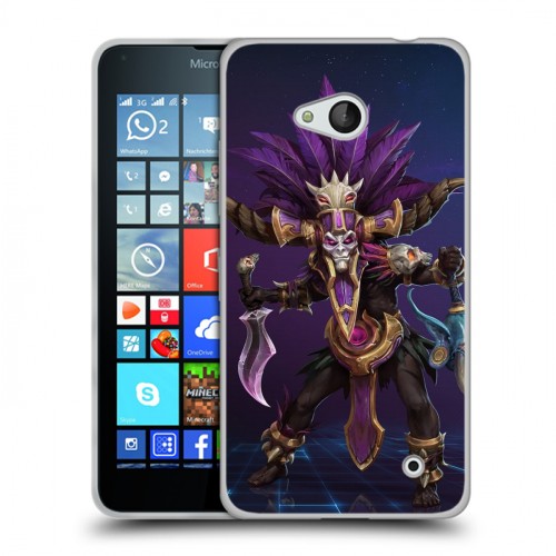 Дизайнерский пластиковый чехол для Microsoft Lumia 640 Diablo