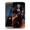 Дизайнерский пластиковый чехол для ZTE Axon 7 Diablo