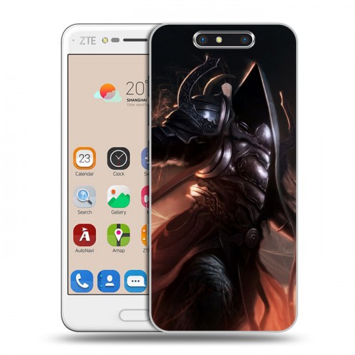 Дизайнерский пластиковый чехол для ZTE Blade V8 Diablo