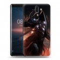 Дизайнерский пластиковый чехол для Nokia 8 Sirocco Diablo