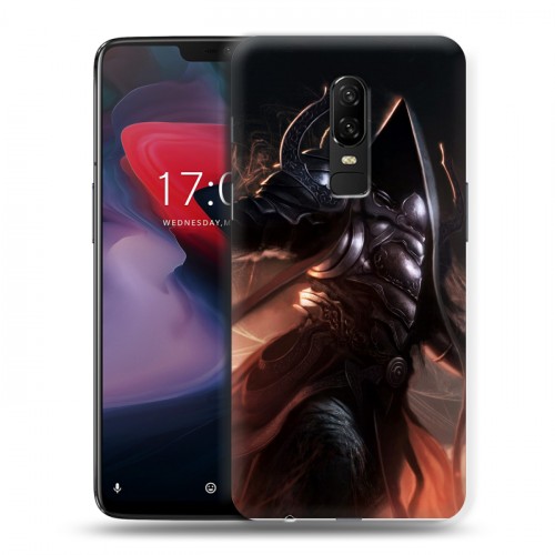 Дизайнерский пластиковый чехол для OnePlus 6 Diablo