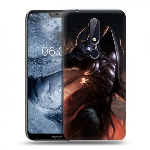 Дизайнерский пластиковый чехол для Nokia 6.1 Plus Diablo