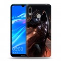 Дизайнерский пластиковый чехол для Huawei Y6 (2019) Diablo