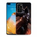 Дизайнерский силиконовый с усиленными углами чехол для Huawei P40 Diablo