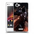 Дизайнерский пластиковый чехол для Sony Xperia L Diablo