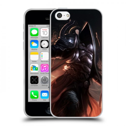 Дизайнерский пластиковый чехол для Iphone 5c Diablo