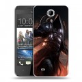 Дизайнерский пластиковый чехол для HTC Desire 300 Diablo