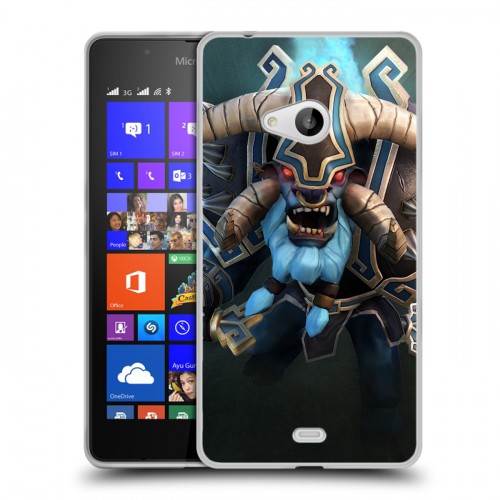 Дизайнерский пластиковый чехол для Microsoft Lumia 540 Dota 2