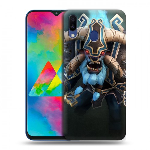 Дизайнерский пластиковый чехол для Samsung Galaxy M20 Dota 2