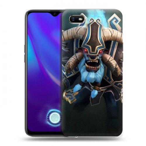 Дизайнерский силиконовый с усиленными углами чехол для OPPO A1k Dota 2