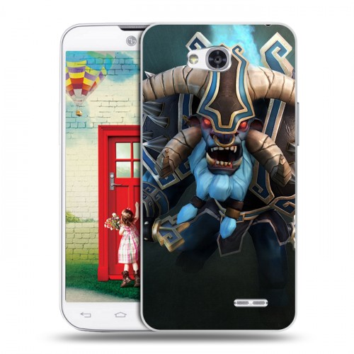 Дизайнерский пластиковый чехол для LG L80 Dota 2