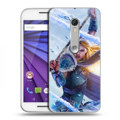 Дизайнерский пластиковый чехол для Lenovo Moto G Dota 2