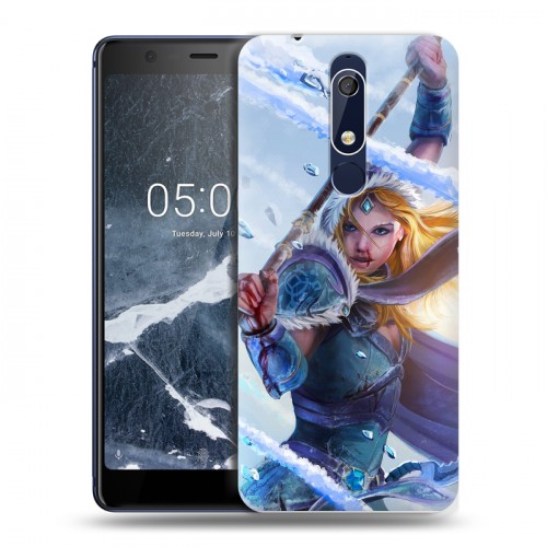 Дизайнерский пластиковый чехол для Nokia 5.1 Dota 2