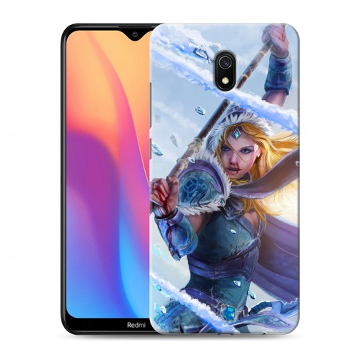 Дизайнерский силиконовый с усиленными углами чехол для Xiaomi RedMi 8A Dota 2