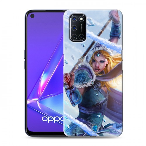 Дизайнерский пластиковый чехол для OPPO A52 Dota 2