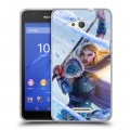 Дизайнерский пластиковый чехол для Sony Xperia E4g Dota 2