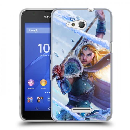 Дизайнерский пластиковый чехол для Sony Xperia E4g Dota 2