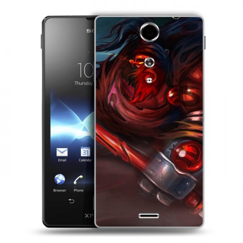 Дизайнерский пластиковый чехол для Sony Xperia TX Dota 2