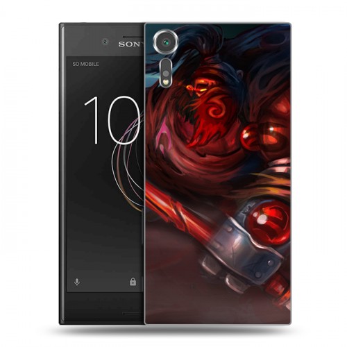 Дизайнерский пластиковый чехол для Sony Xperia XZs Dota 2